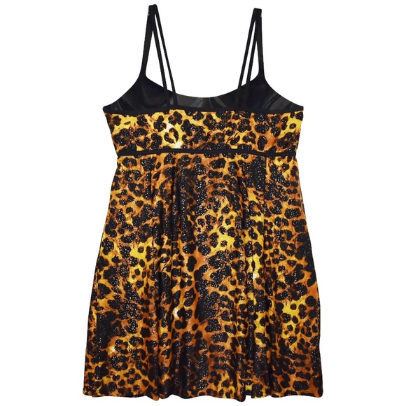 NWT NWSC Plus Size Womens Scoop SwimDress Swimsuit 18 W - Picture 2 of 2